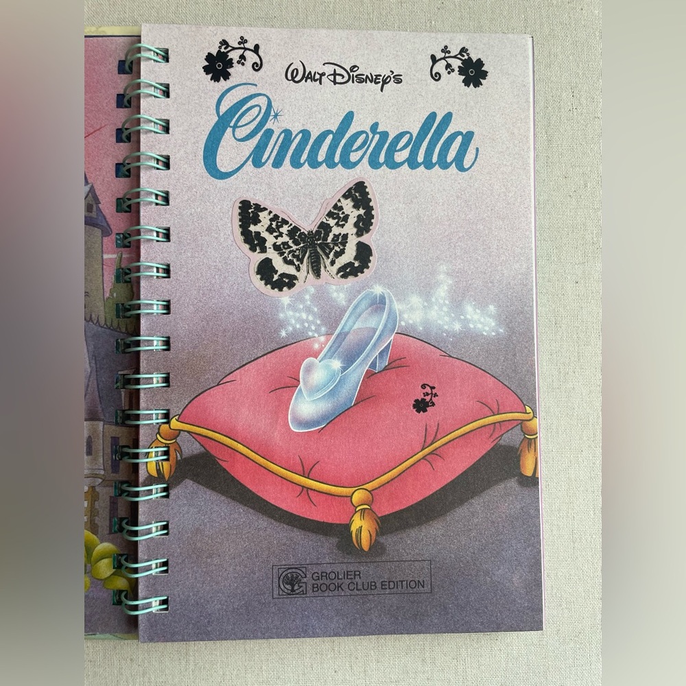 Walt Disney’s Cinderella Vintage Altered Mixed Media Junk Journal Book OOAK